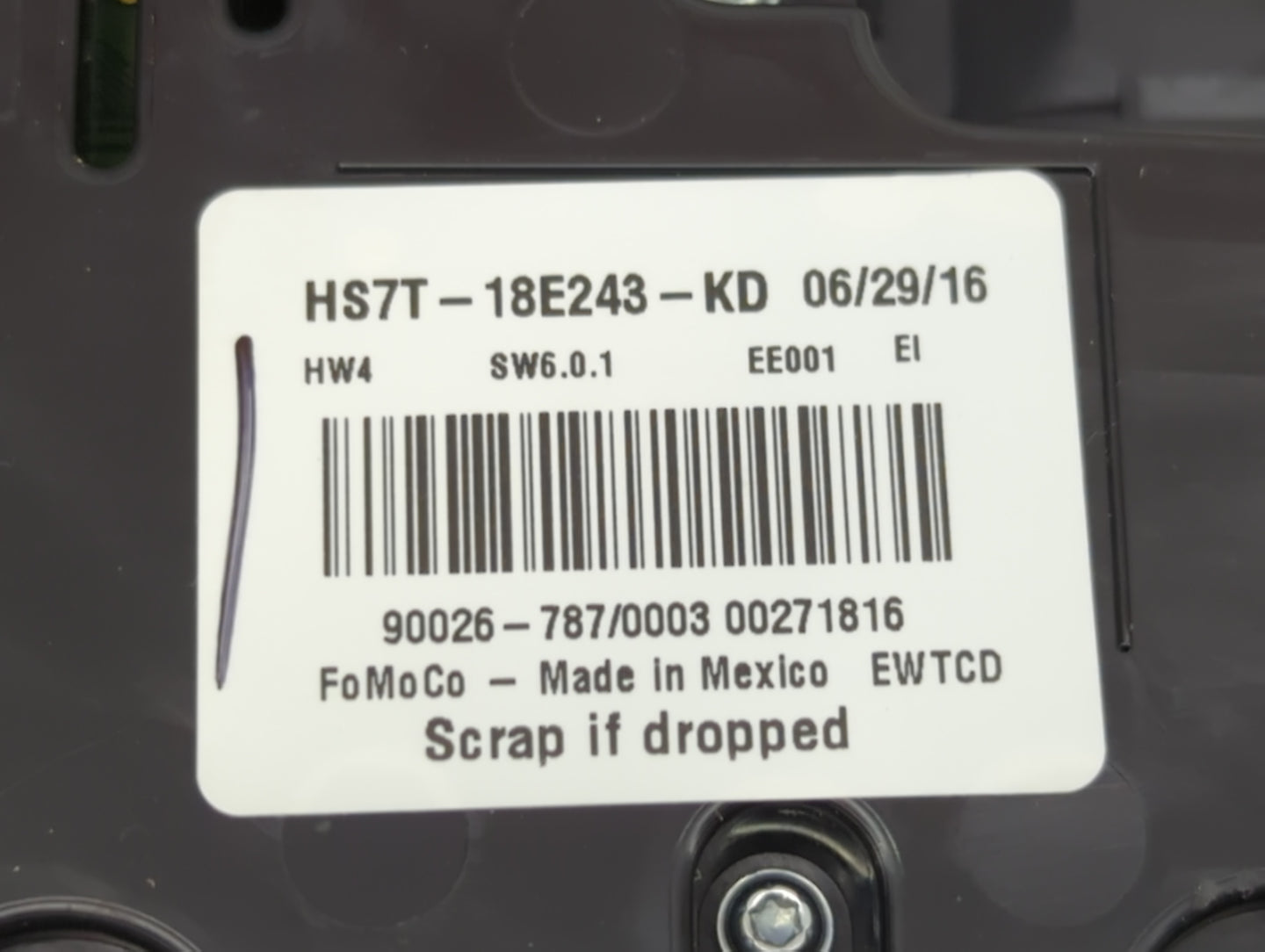 2017-2020 Ford Fusion Radio Control Panel - Oemusedautoparts1.com