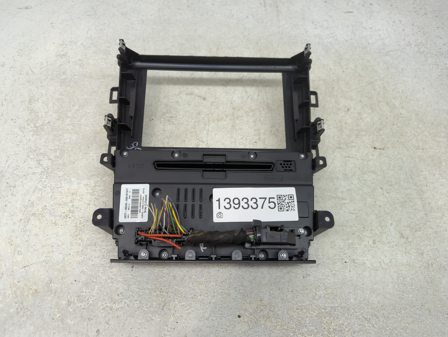 2017-2020 Ford Fusion Radio Control Panel - Oemusedautoparts1.com