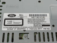 2017-2020 Ford Fusion Radio AM FM Cd Player Receiver Replacement P/N:HS7T-19C107-ZD Fits Fits 2017 2018 2019 2020 OEM Used A