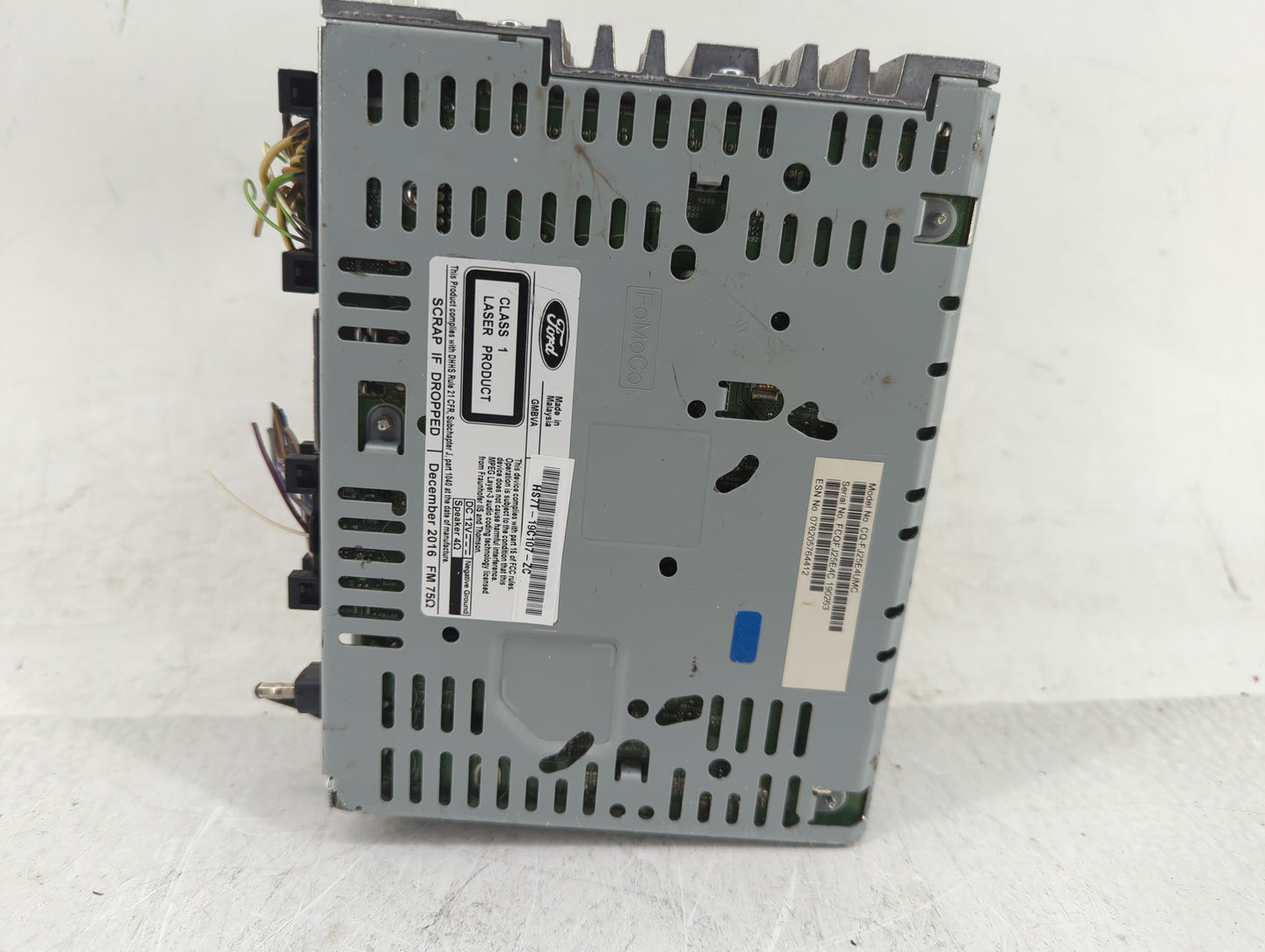 2016-2020 Ford Fusion Radio AM FM Cd Player Receiver Replacement P/N:HS7T-19C107-ZC Fits Fits 2016 2017 2018 2019 2020 OEM U