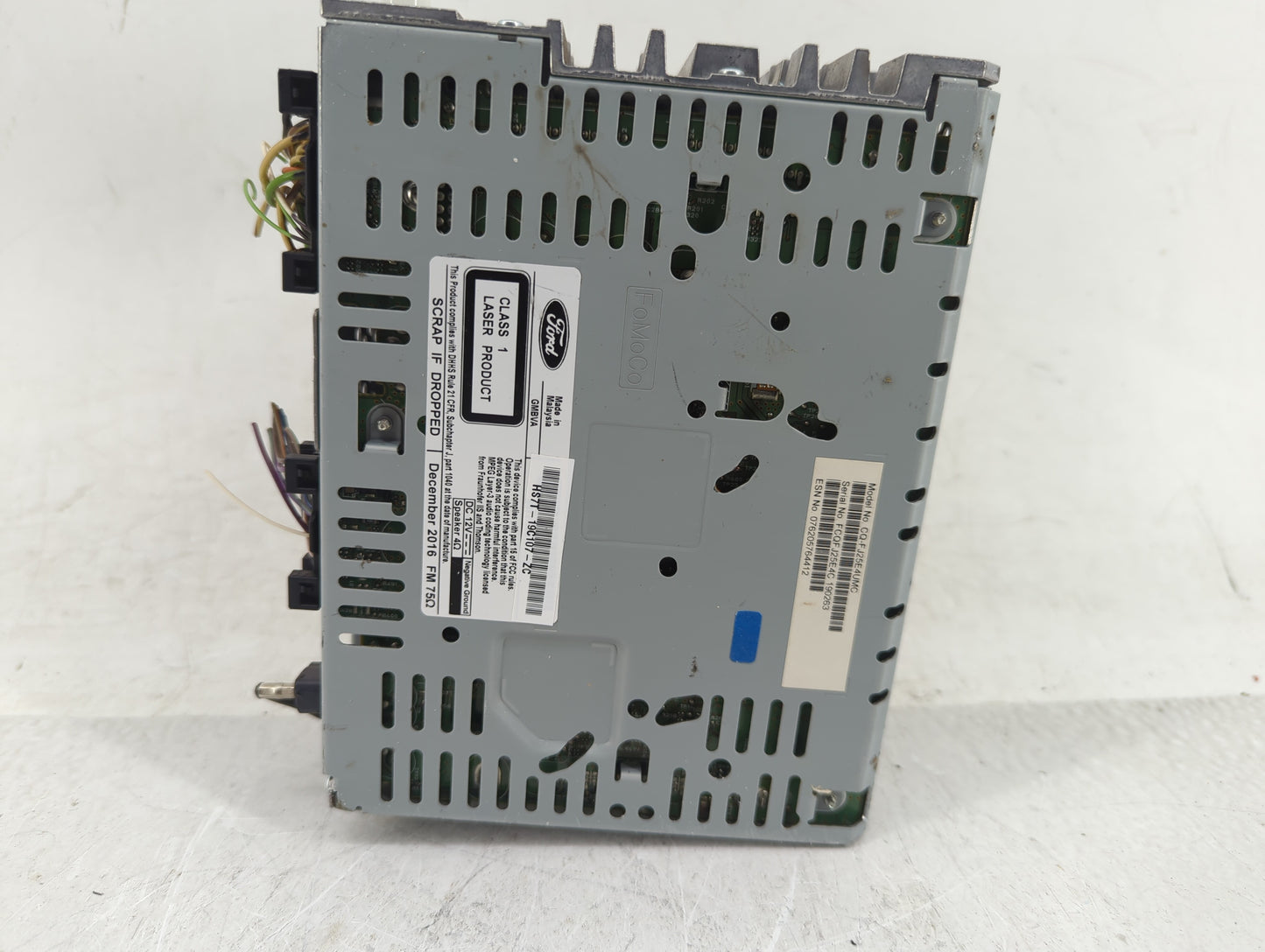 2016-2020 Ford Fusion Radio AM FM Cd Player Receiver Replacement P/N:HS7T-19C107-ZC Fits Fits 2016 2017 2018 2019 2020 OEM U