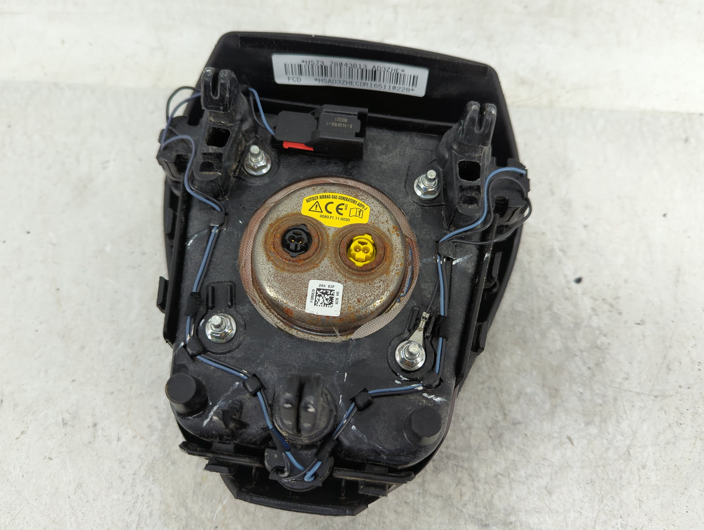 2017-2019 Ford Fusion Air Bag Driver Left Steering Wheel Mounted P/N:DS73 78043B13 AG35B8 Fits Fits 2017 2018 2019 OEM Used 