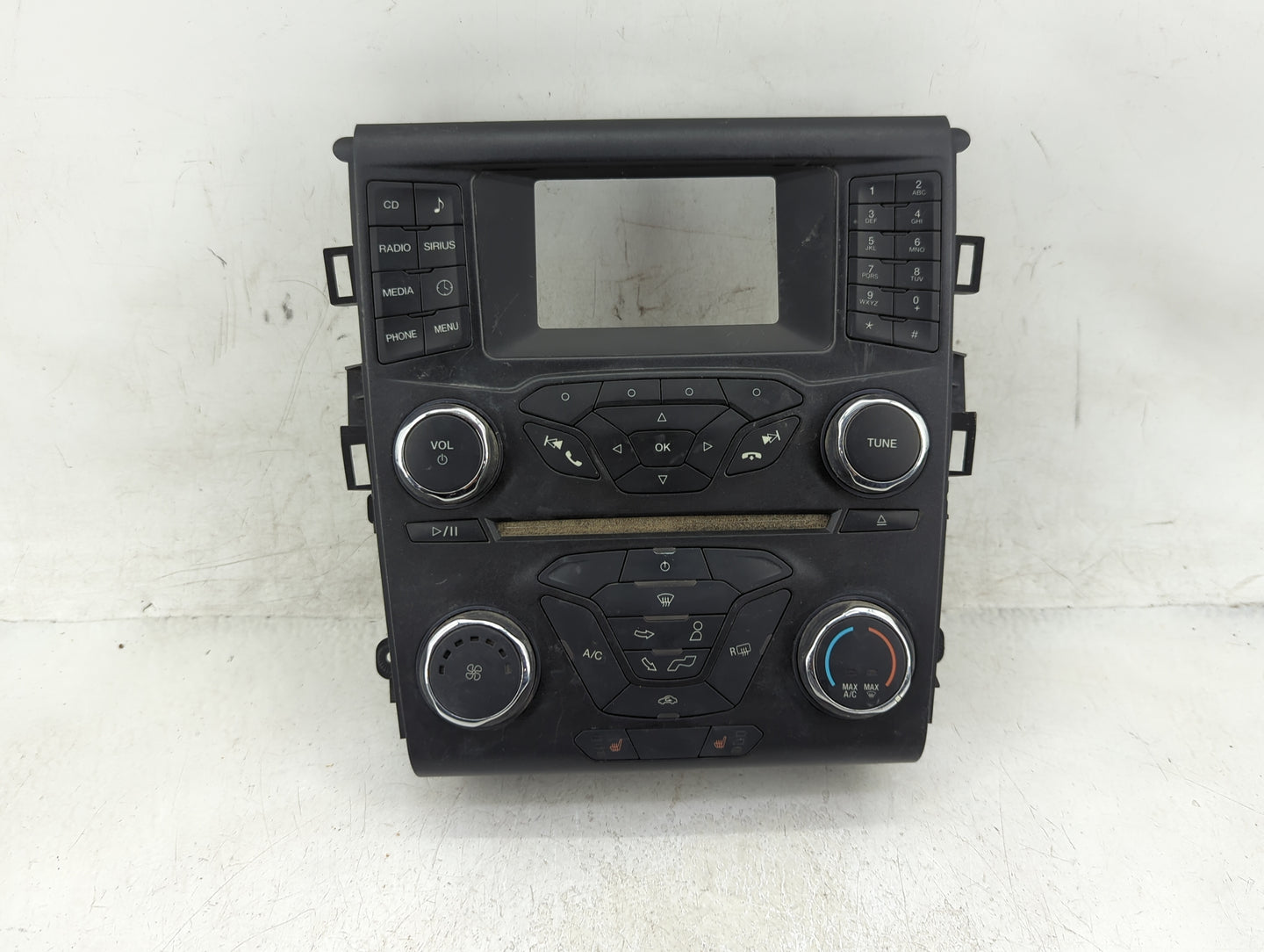 2017 Ford Fusion Radio AM FM Cd Player Receiver Replacement P/N:HS7T-18E243-KD Fits OEM Used Auto Parts - Oemusedautoparts1.