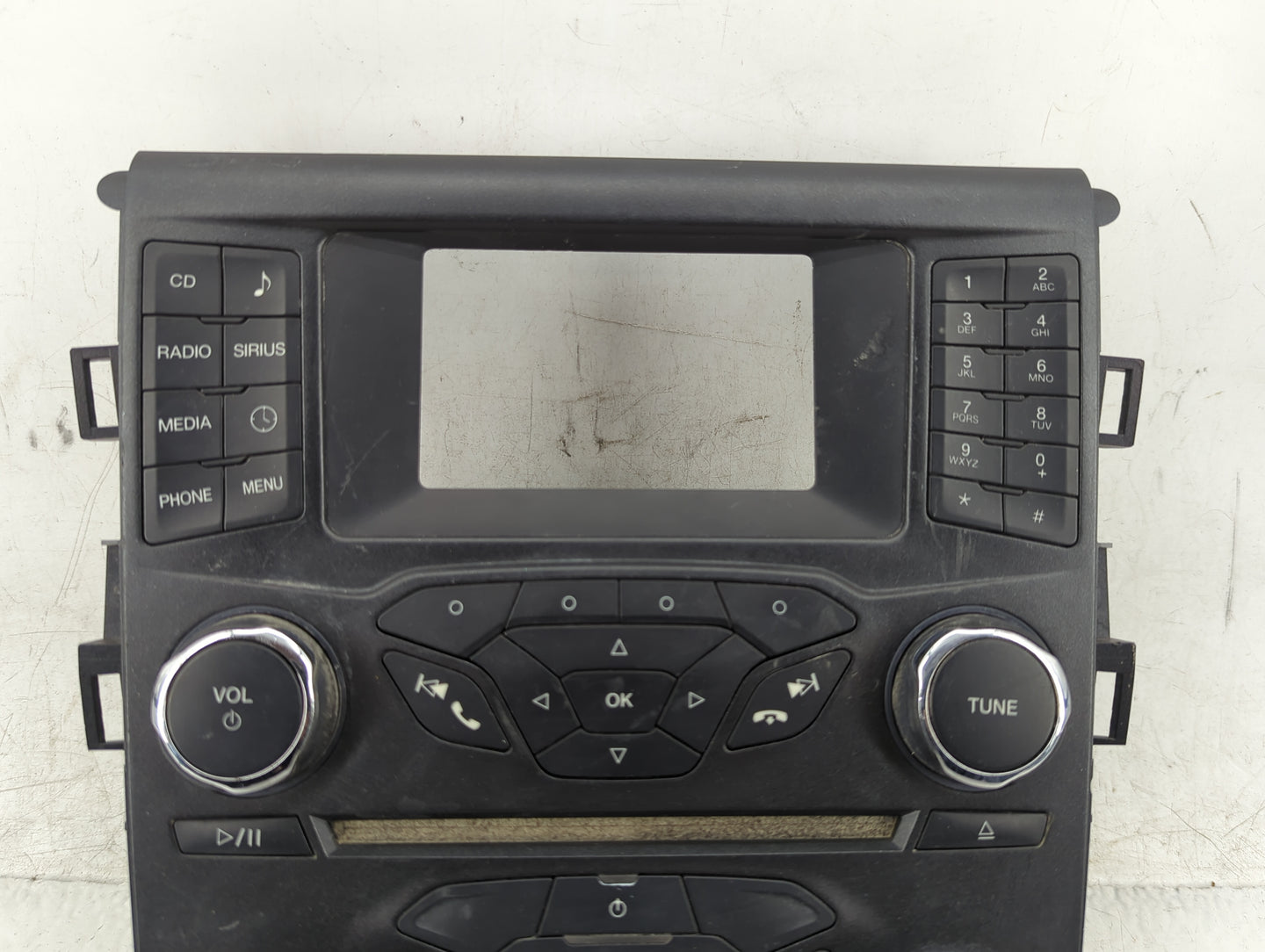 2017 Ford Fusion Radio AM FM Cd Player Receiver Replacement P/N:HS7T-18E243-KD Fits OEM Used Auto Parts - Oemusedautoparts1.