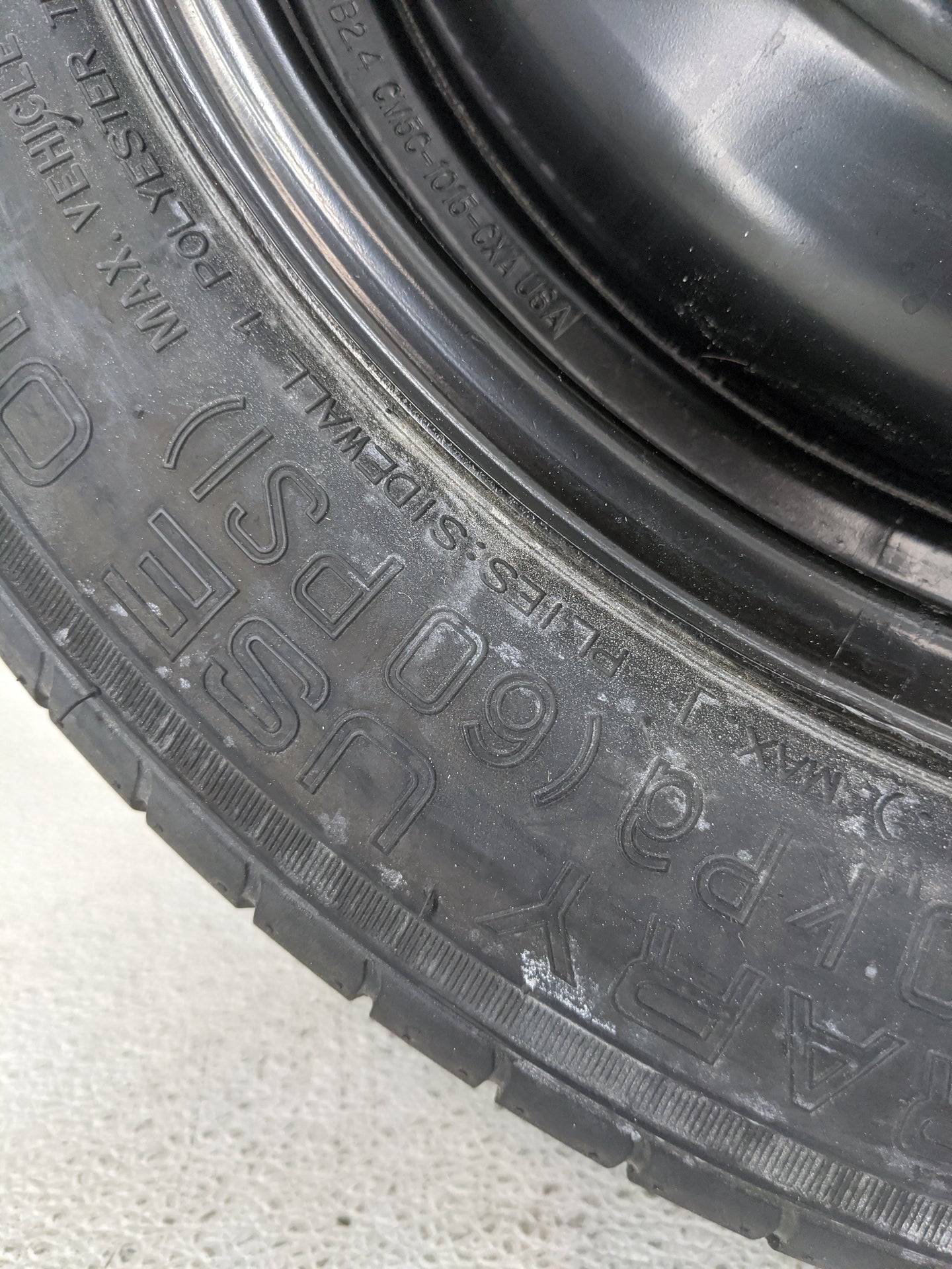 2013-2020 Ford Fusion Spare Donut Tire Wheel Rim Oem - Oemusedautoparts1.com
