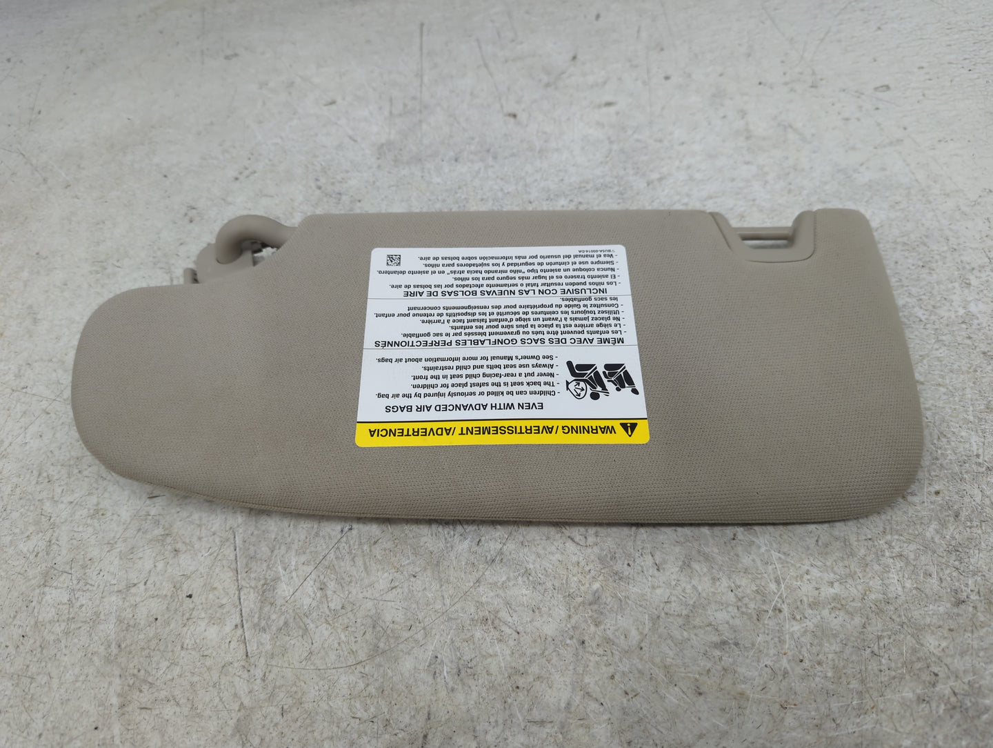 2017-2020 Ford Fusion Sun Visor Shade Replacement Passenger Right Mirror Fits Fits 2017 2018 2019 2020 OEM Used Auto Parts -