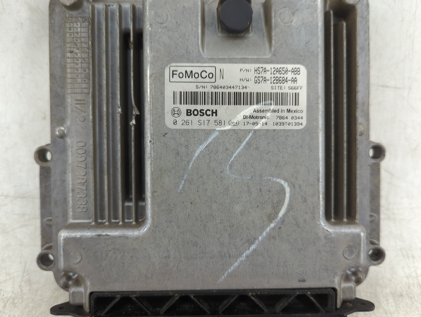 2017-2019 Ford Fusion PCM Engine Control Computer ECU ECM PCU OEM P/N:HS7A-12A650-ABB GS7A-12B684-AA Fits Fits 2017 2018 201