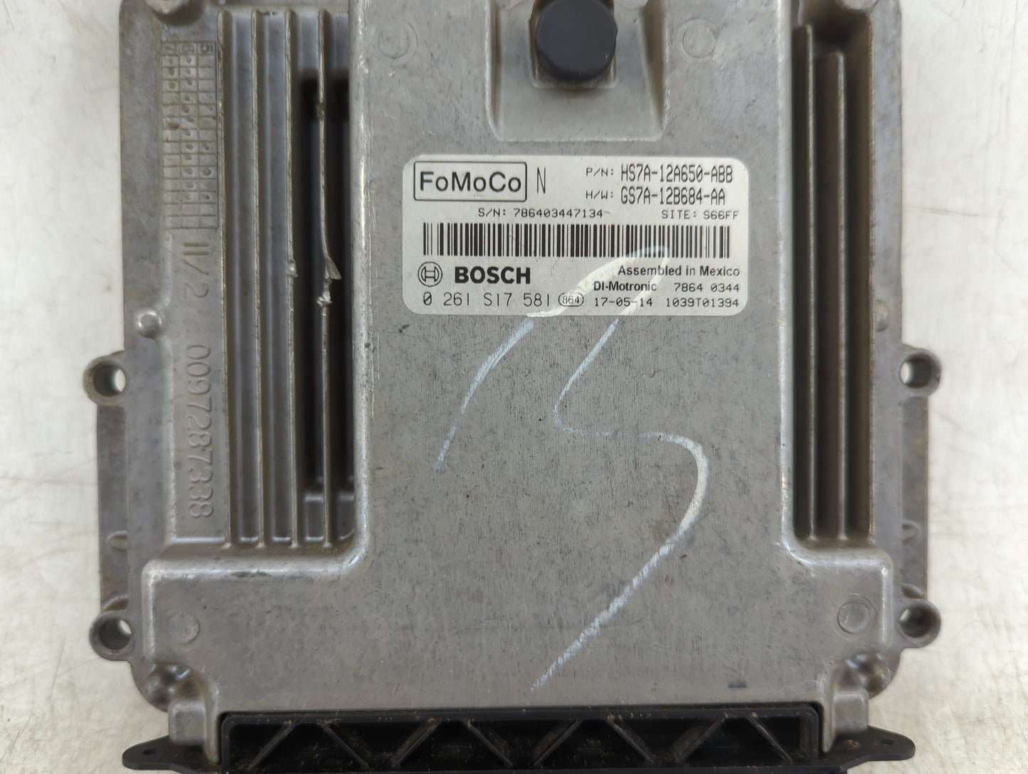 2017-2019 Ford Fusion PCM Engine Control Computer ECU ECM PCU OEM P/N:HS7A-12A650-ABB GS7A-12B684-AA Fits Fits 2017 2018 201