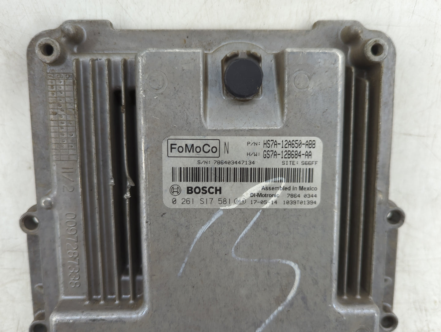 2017-2019 Ford Fusion PCM Engine Control Computer ECU ECM PCU OEM P/N:HS7A-12A650-ABB GS7A-12B684-AA Fits Fits 2017 2018 201
