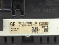 2017 Ford Fusion Instrument Cluster Speedometer Gauges P/N:HS7T-10849-GE MX257520-3174, HS7T-10849-AH Fits OEM Used Auto Par
