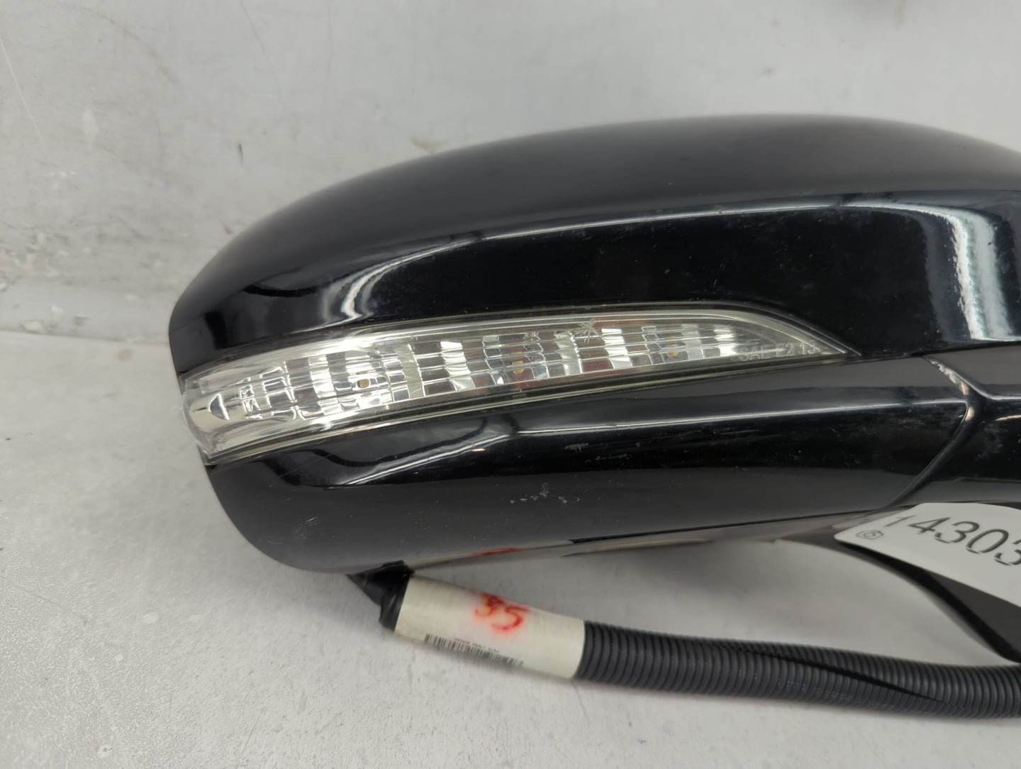 2015-2017 Ford Fusion Driver Left Side View Power Door Mirror Black - Oemusedautoparts1.com
