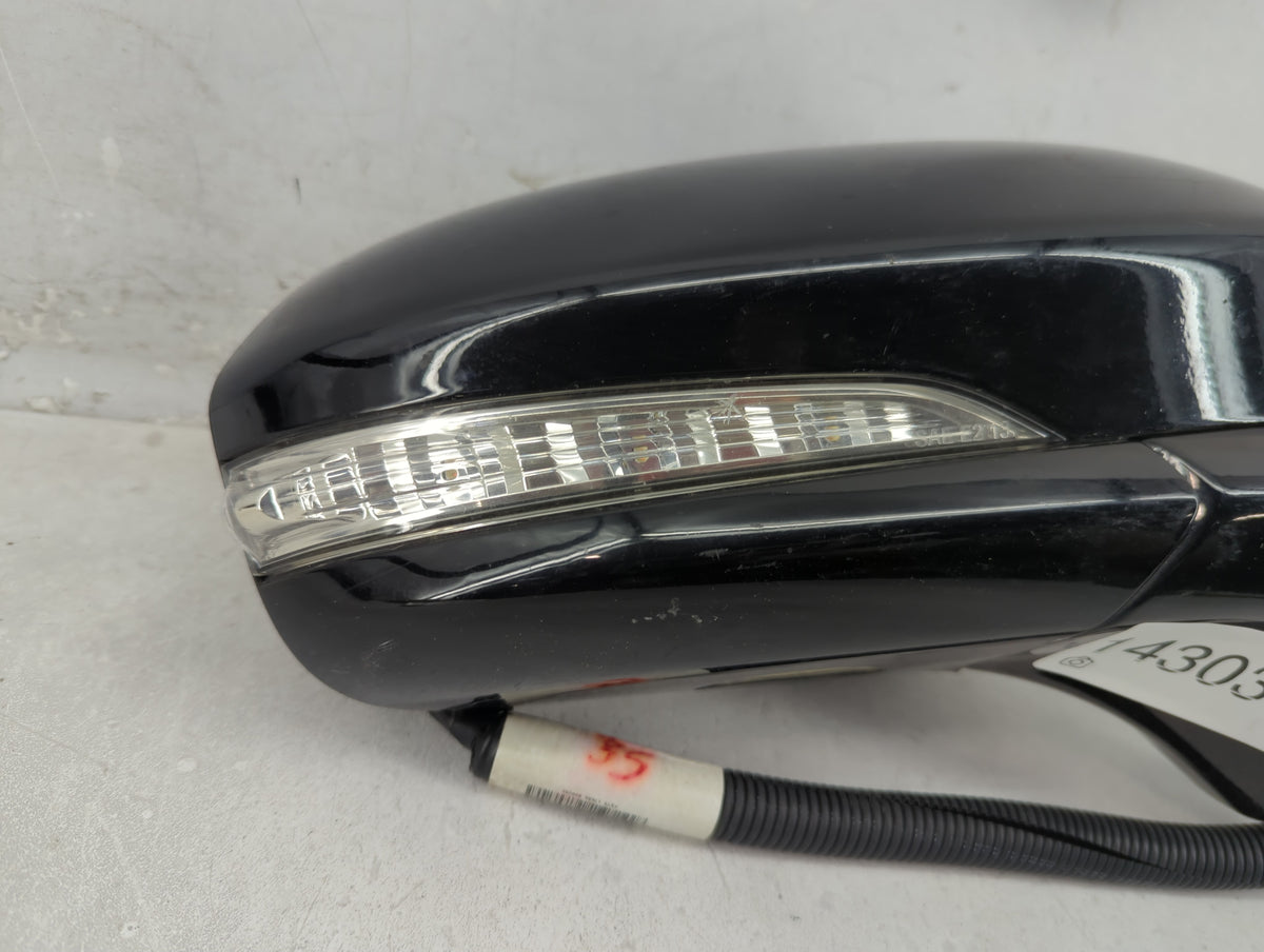 2015-2017 Ford Fusion Passenger Right Side View Power Door Mirror Black - Oemusedautoparts1.com