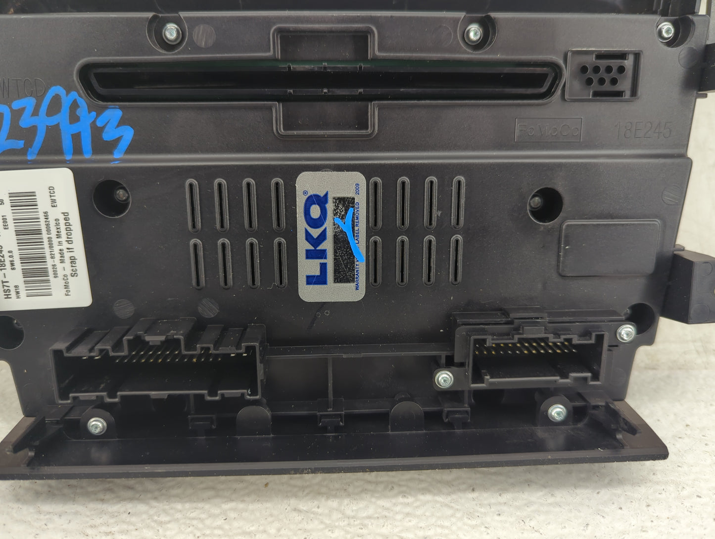 2016-2017 Ford Fusion Radio AM FM Cd Player Receiver Replacement P/N:HS7T-18E245-AGA Fits Fits 2016 2017 OEM Used Auto Parts