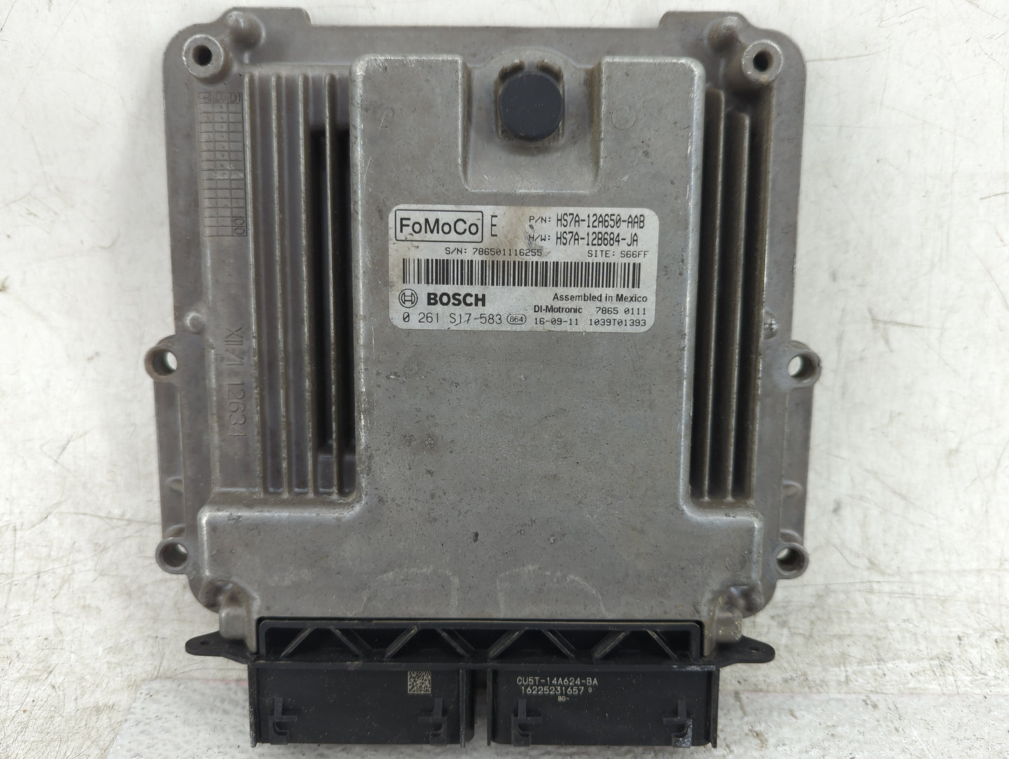 2017-2020 Ford Fusion PCM Engine Control Computer ECU ECM PCU OEM P/N:HS7A-12A650-AAB, HS7A-12B684-JA, 0261SI7583 Fits OEM U