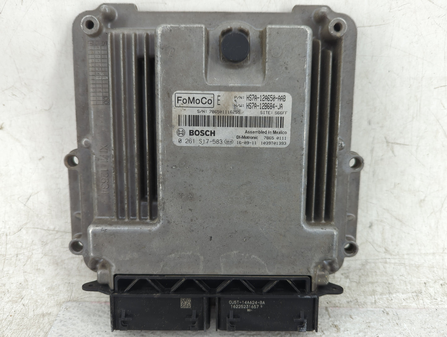 2017-2020 Ford Fusion PCM Engine Control Computer ECU ECM PCU OEM P/N:HS7A-12A650-AAB, HS7A-12B684-JA, 0261SI7583 Fits OEM U