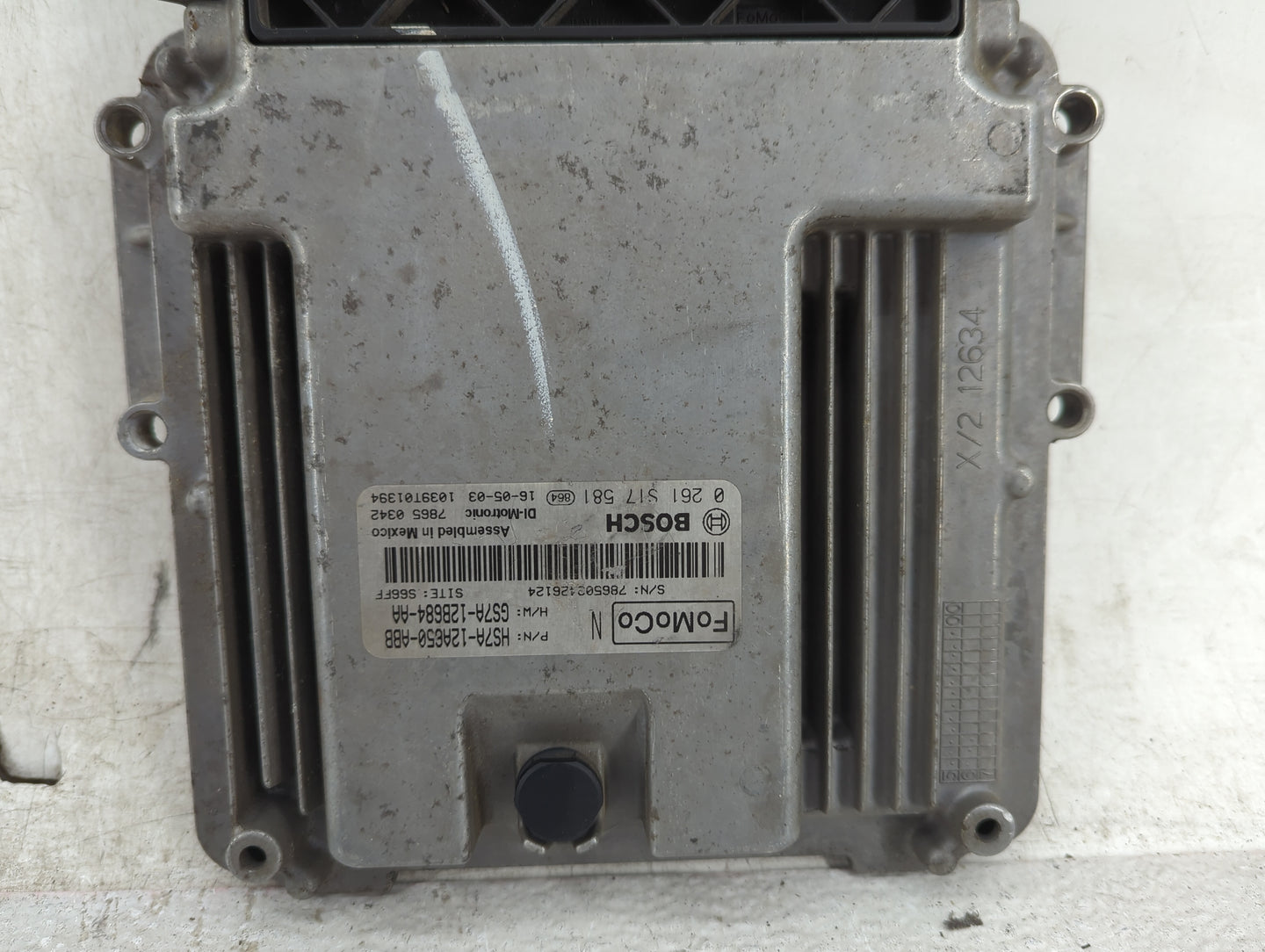 2017-2019 Ford Fusion PCM Engine Control Computer ECU ECM PCU OEM P/N:HS7A-12A650-ABB, GS7A-12B684-AA, 0261S17581 Fits OEM U