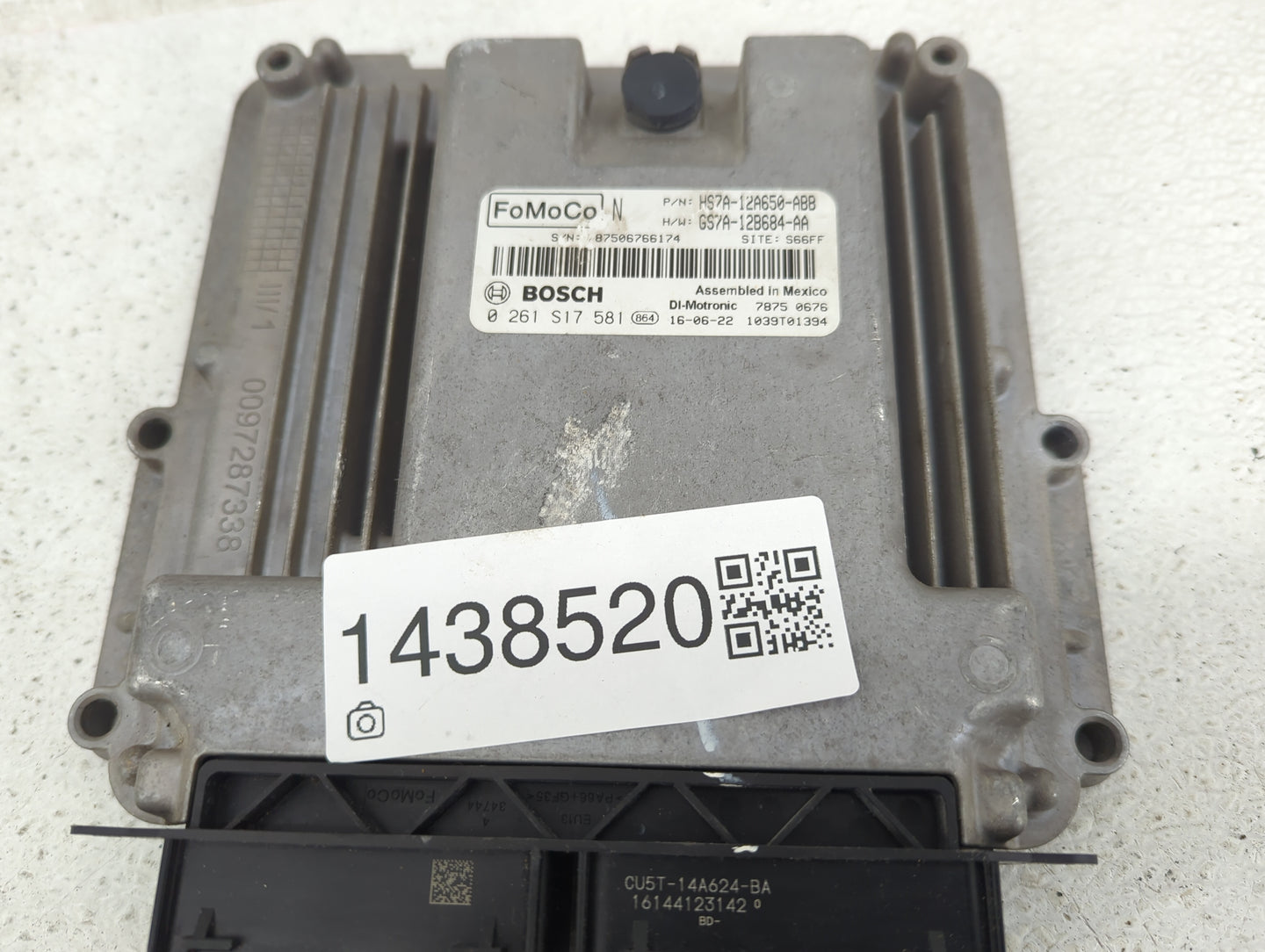 2017-2019 Ford Fusion PCM Engine Control Computer ECU ECM PCU OEM P/N:HS7A-12A650-ABB GS7A-12B684-AA Fits Fits 2017 2018 201