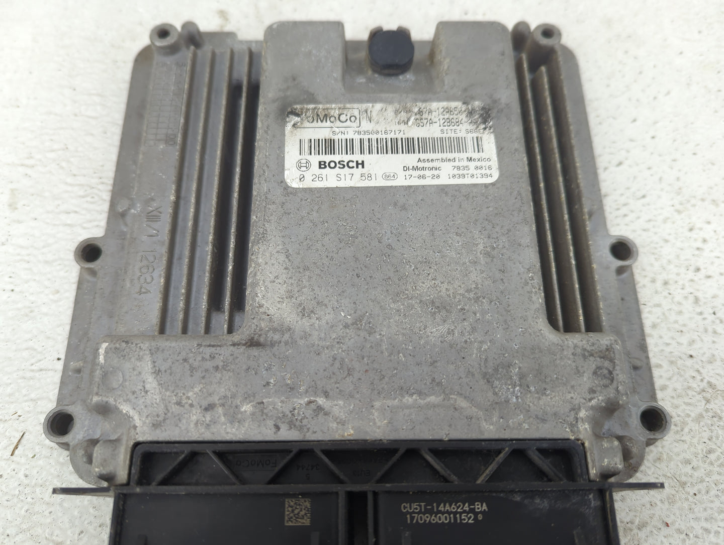 2017-2019 Ford Fusion PCM Engine Control Computer ECU ECM PCU OEM P/N:GS7A-12A650 GS7A-12B684, 0261S17581 Fits Fits 2017 201