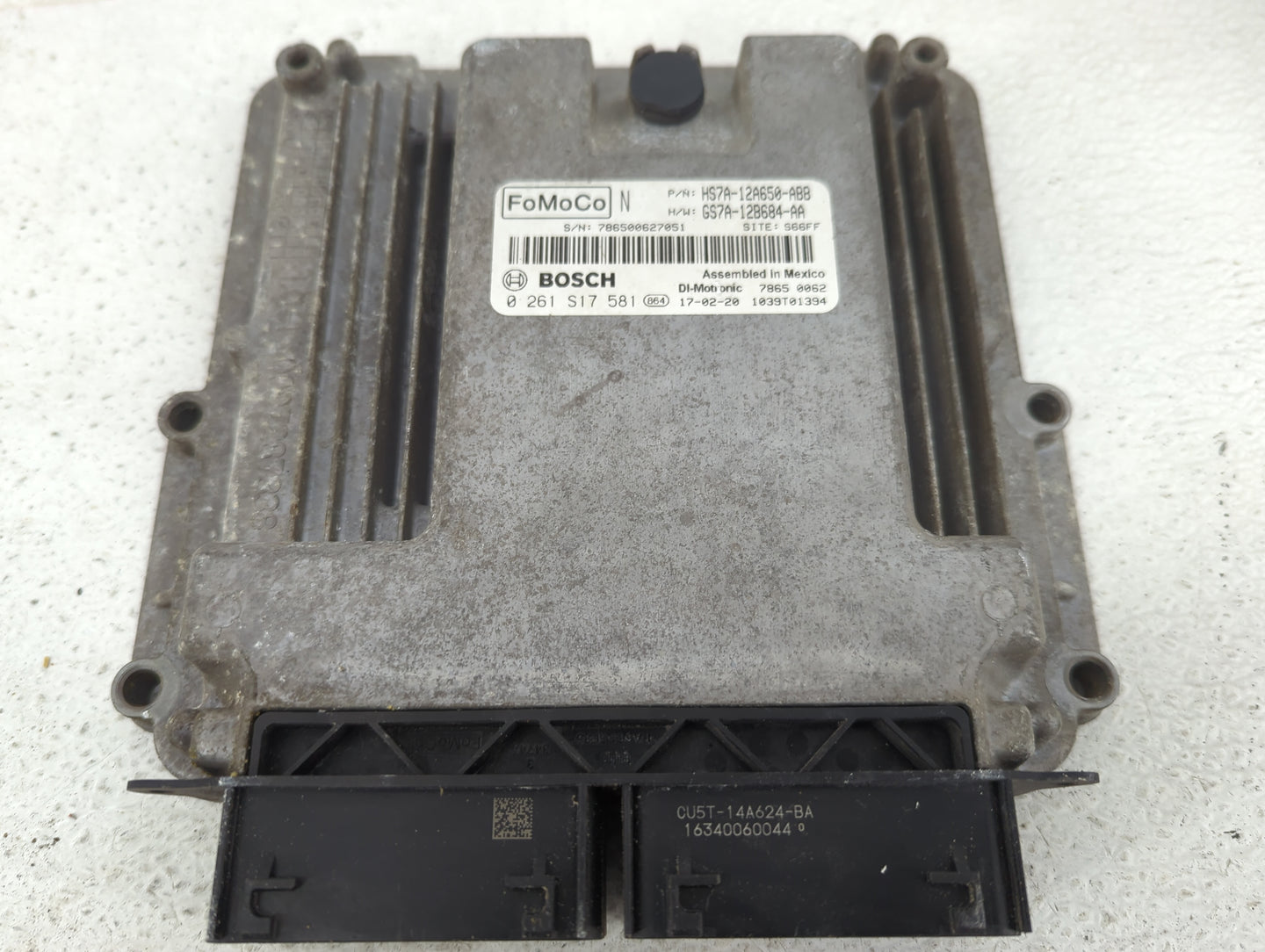 2017-2019 Ford Fusion PCM Engine Control Computer ECU ECM PCU OEM P/N:HS7A-12A650-ABB GS7A-12B684-AA Fits Fits 2017 2018 201