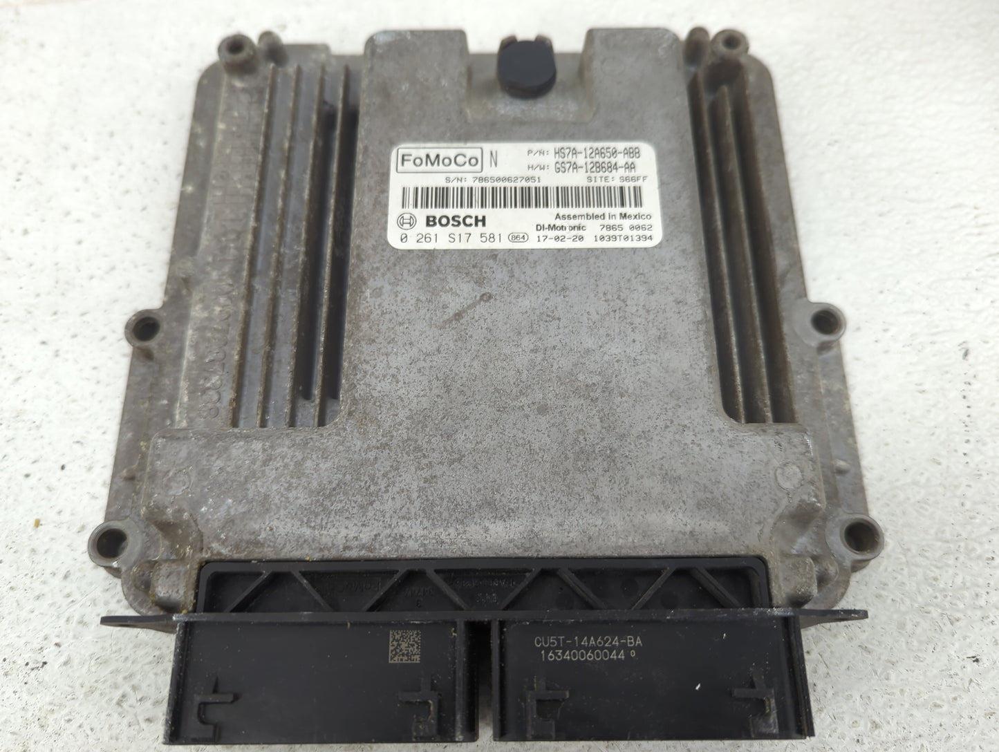 2017-2019 Ford Fusion PCM Engine Control Computer ECU ECM PCU OEM P/N:HS7A-12A650-ABB GS7A-12B684-AA Fits Fits 2017 2018 201