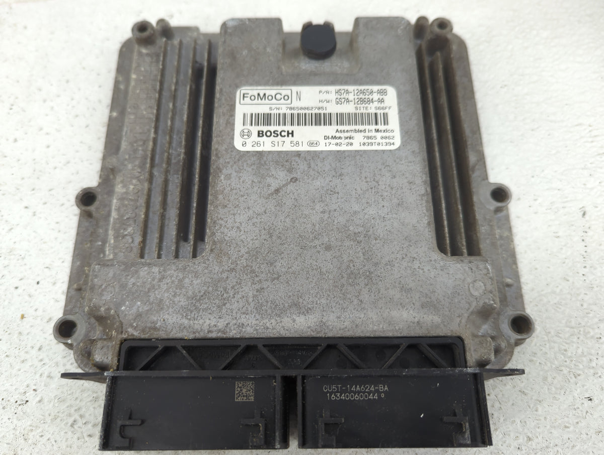2017-2019 Ford Fusion PCM Engine Control Computer ECU ECM PCU OEM P/N:HS7A-12A650-ABB GS7A-12B684-AA Fits 2017 2018 2019 OEM