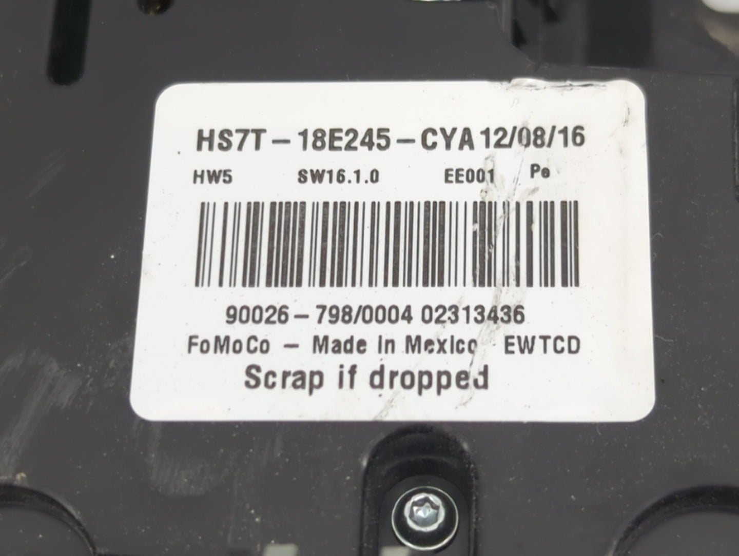2017-2020 Ford Fusion Radio Control Panel - Oemusedautoparts1.com