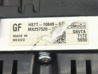 2017 Ford Fusion Instrument Cluster Speedometer Gauges P/N:HS7T-10849-G Fits OEM Used Auto Parts - Oemusedautoparts1.com