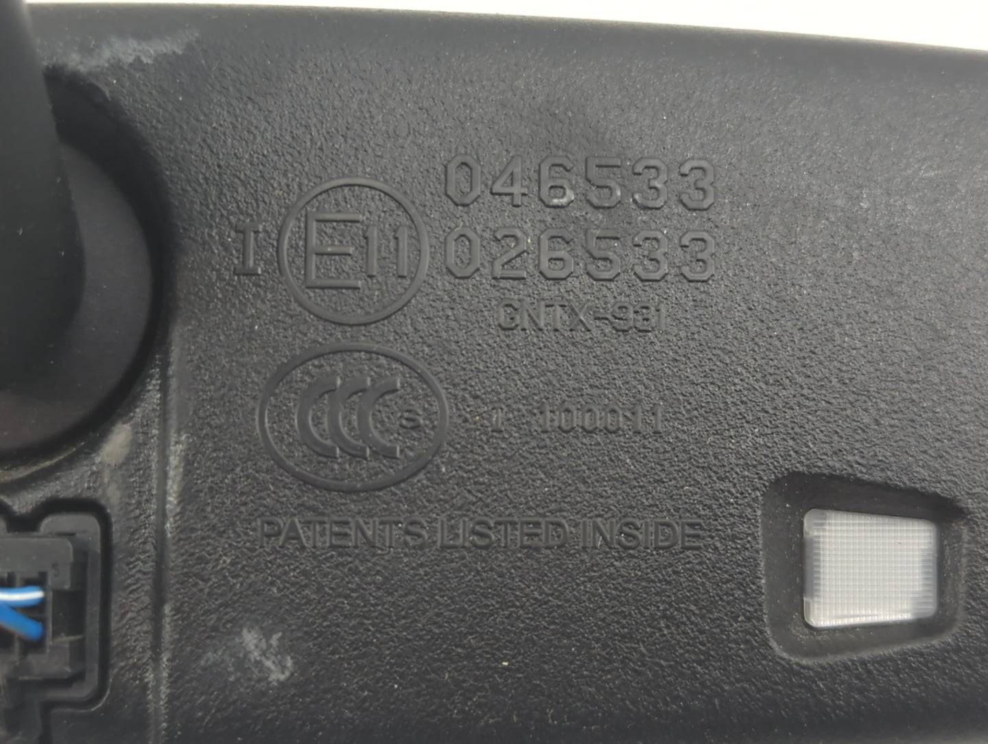 2013-2020 Ford Fusion Interior Rear View Mirror Replacement OEM P/N:046533 026533 Fits OEM Used Auto Parts - Oemusedautopart