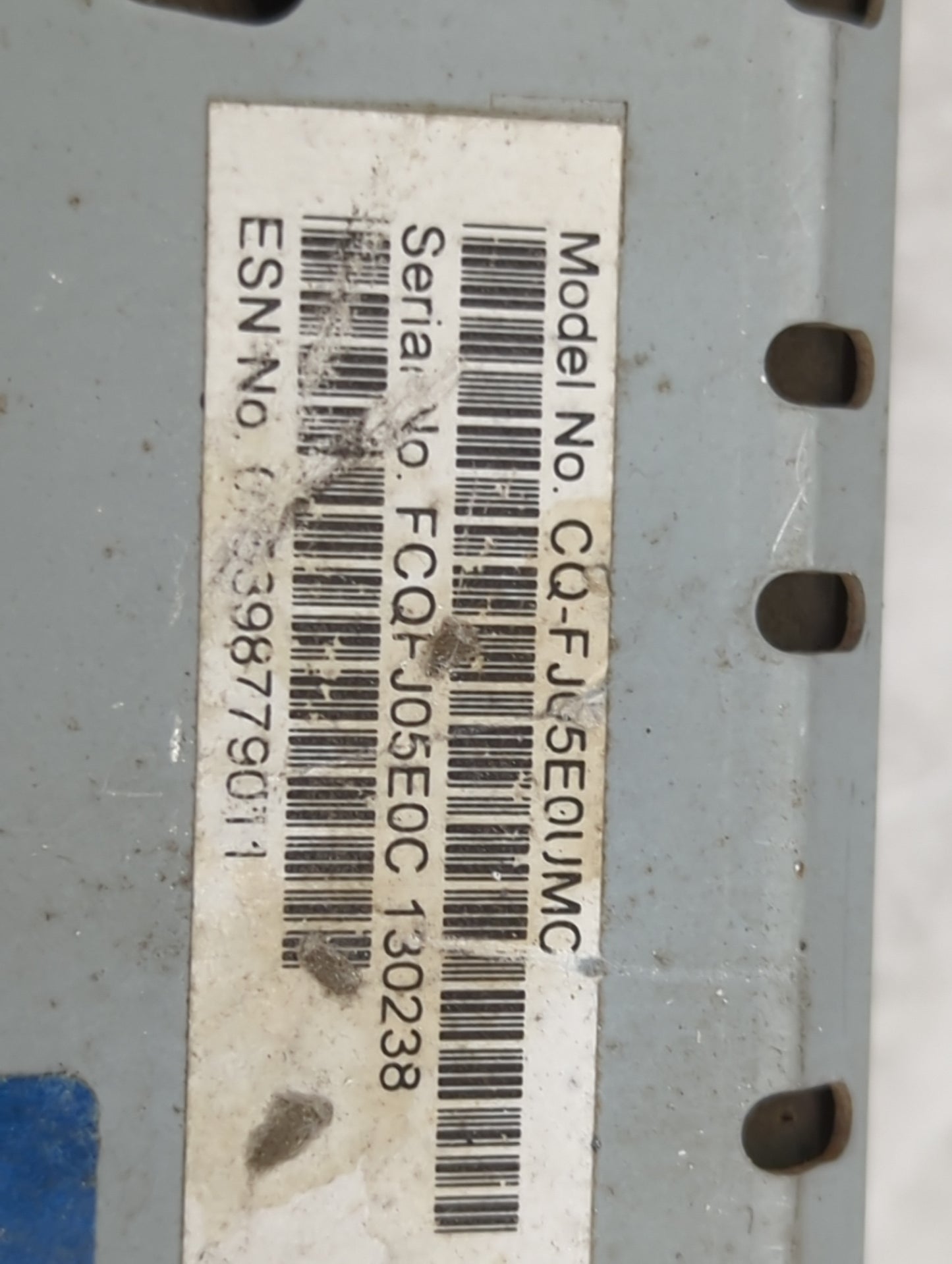 2017 Ford Fusion Radio AM FM Cd Player Receiver Replacement P/N:HS7T-19C107-BC CQ-FJ65E0JMC Fits OEM Used Auto Parts - Oemus