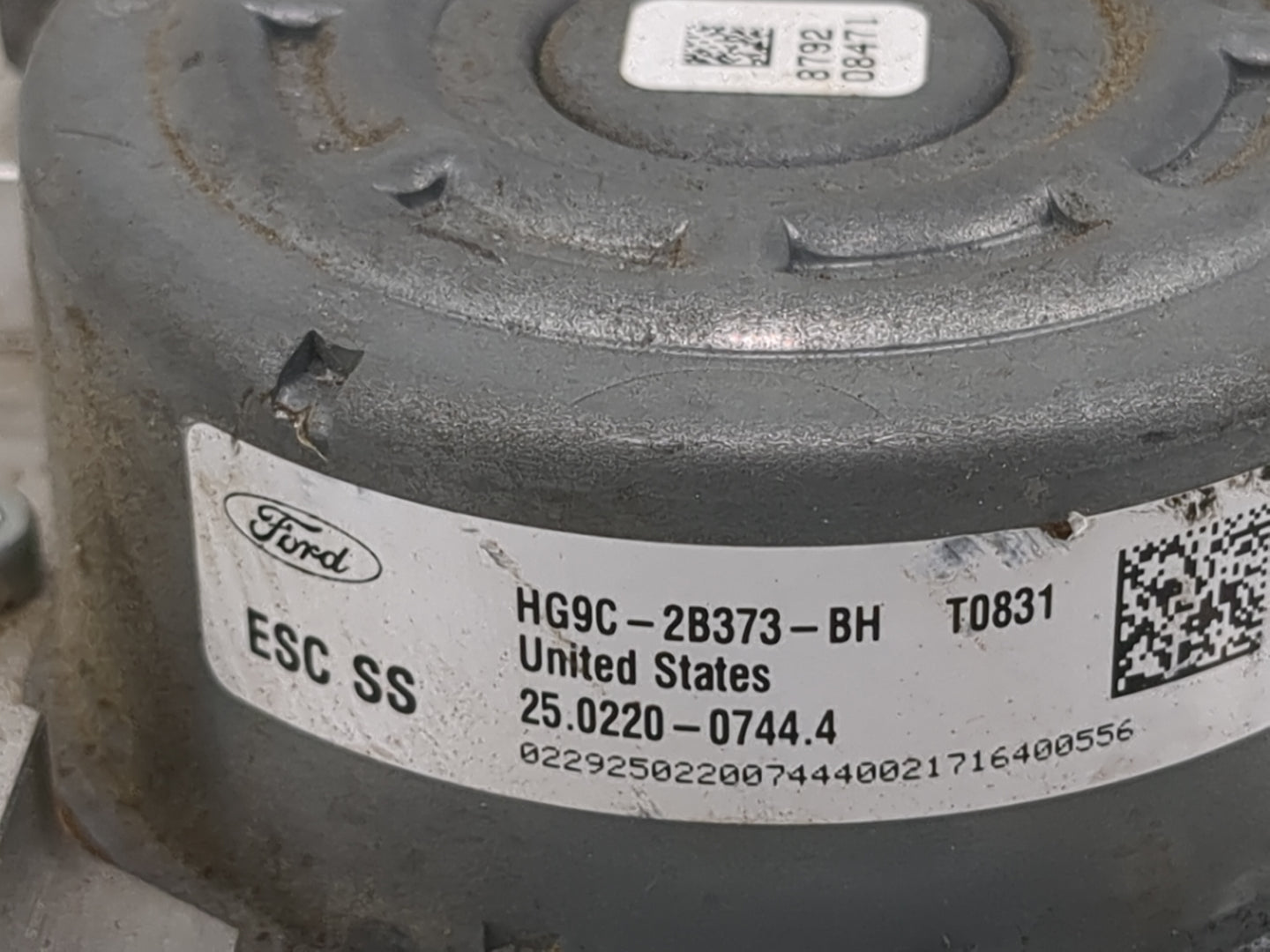 2017-2018 Ford Fusion ABS Pump Control Module Replacement P/N:HG9C-2B373-BH 25.0220-0744.4 Fits Fits 2017 2018 OEM Used Auto