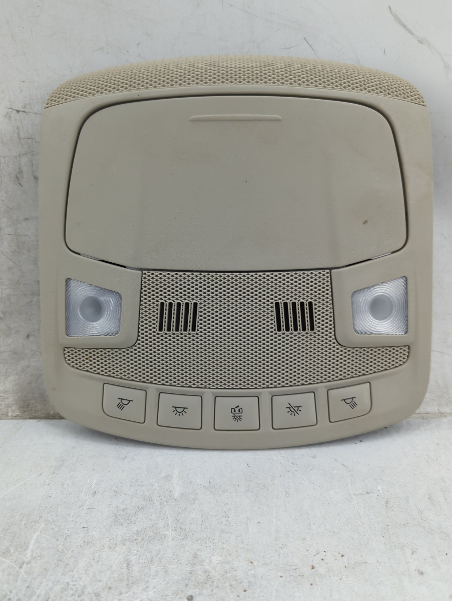 2017-2020 Ford Fusion Overhead Roof Console Tan - Oemusedautoparts1.com