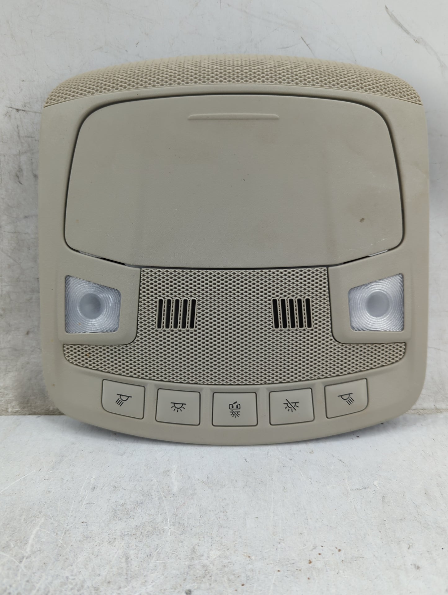 2017-2020 Ford Fusion Overhead Roof Console Tan - Oemusedautoparts1.com