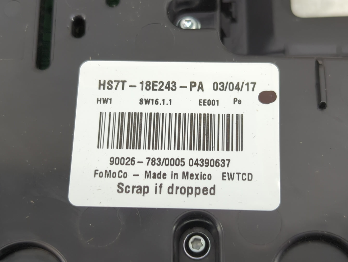 2016-2020 Ford Fusion Radio Control Panel 1468539 - Oemusedautoparts1.com