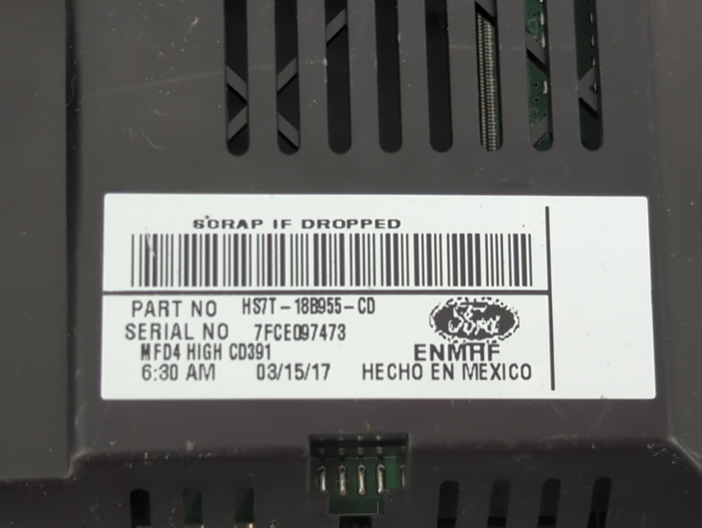 2017-2020 Ford Fusion Information Display Screen 1468634 - Oemusedautoparts1.com