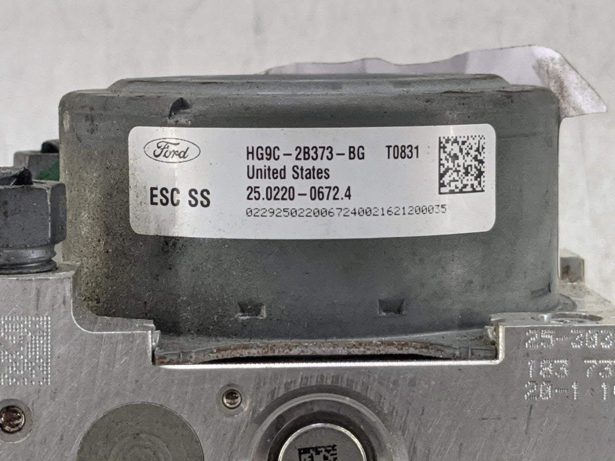 2017-2018 Ford Fusion Anti-Lock Brake ABS Pump Module Actuator OEM P/N:HG9C-2B373-BG 25.0220-6672.4 Fits Fits 2017 2018 OEM 