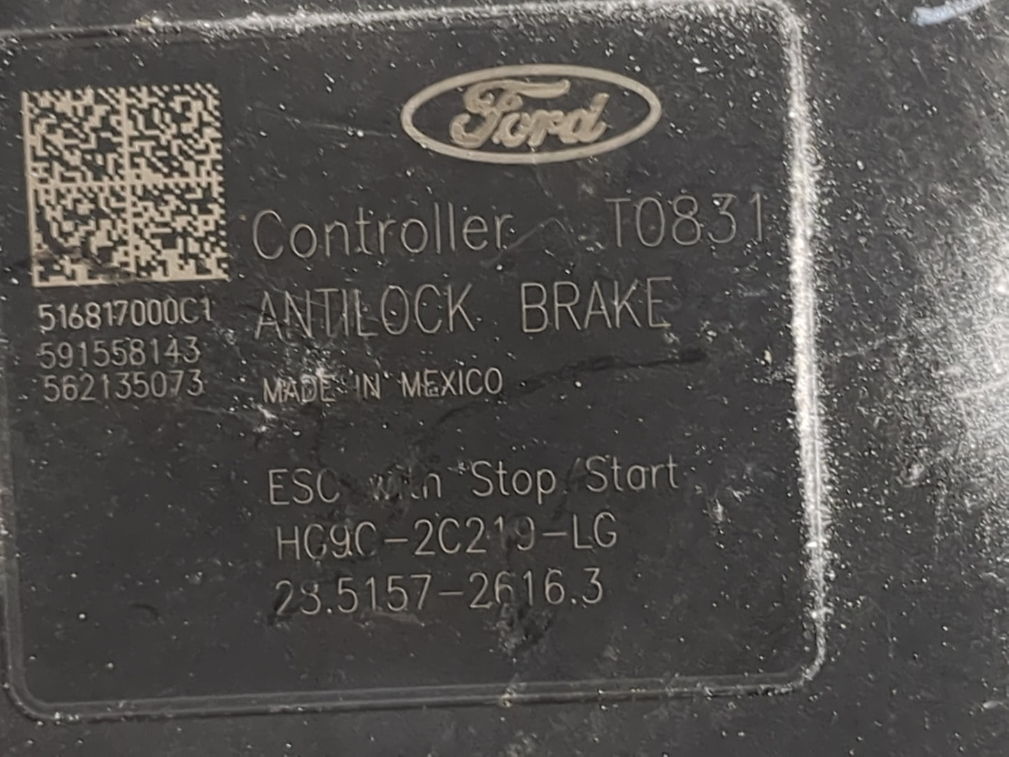 2017-2018 Ford Fusion ABS Pump Control Module Replacement P/N:HG9C-2B373-BG HG9C-2C219-LG Fits Fits 2017 2018 OEM Used Auto 