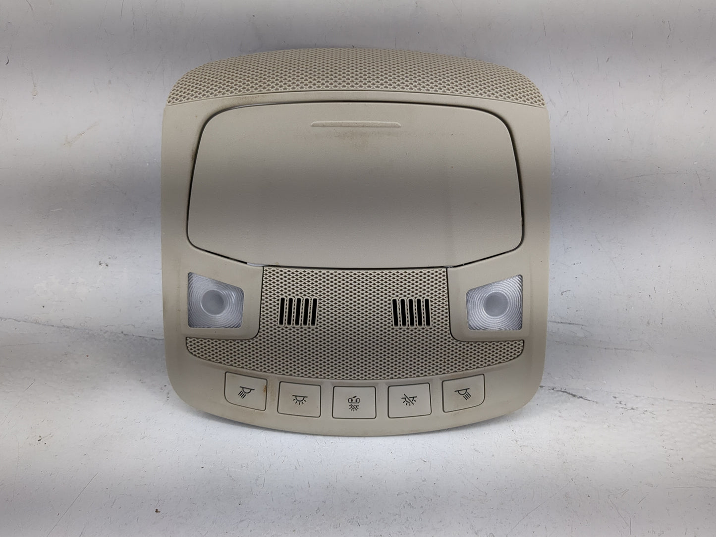 2017-2020 Ford Fusion Overhead Roof Console Tan 1482378 - Oemusedautoparts1.com