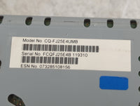 2017 Ford Fusion Radio AM FM Cd Player Receiver Replacement P/N:CQ-FJ25E4UMB FCQFJ25E4B119310 Fits OEM Used Auto Parts - Oem