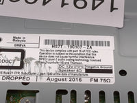 2017 Ford Fusion Radio AM FM Cd Player Receiver Replacement P/N:HS7T-19C107-ZA Fits OEM Used Auto Parts - Oemusedautoparts1.