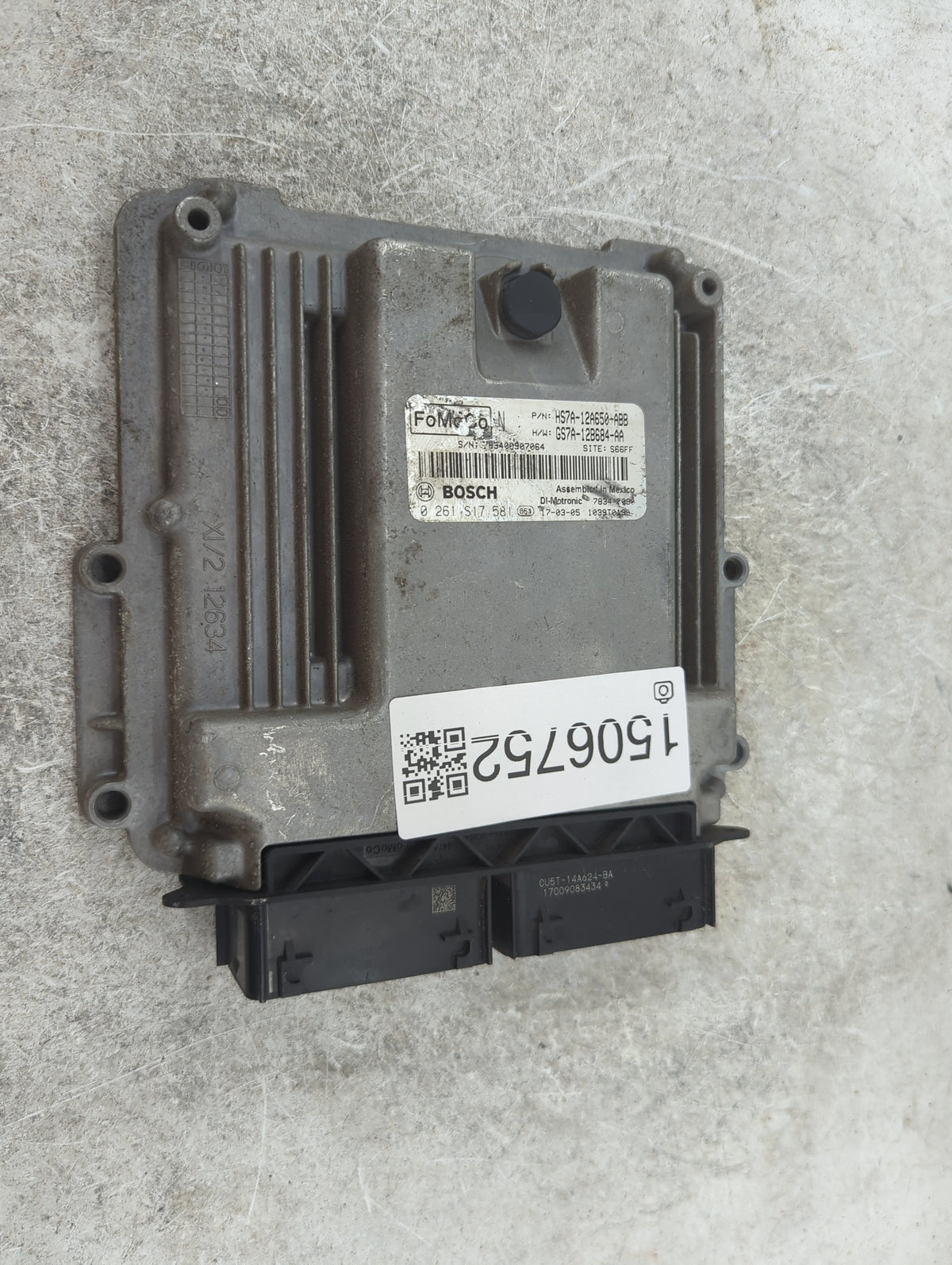 2017-2019 Ford Fusion PCM Engine Control Computer ECU ECM PCU OEM P/N:HS7A-12A650-ABB GS7A-12B684-AA Fits 2017 2018 2019 OEM