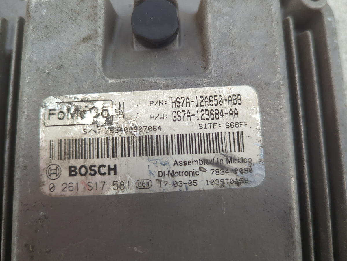 2017-2019 Ford Fusion PCM Engine Control Computer ECU ECM PCU OEM P/N:HS7A-12A650-ABB GS7A-12B684-AA Fits 2017 2018 2019 OEM