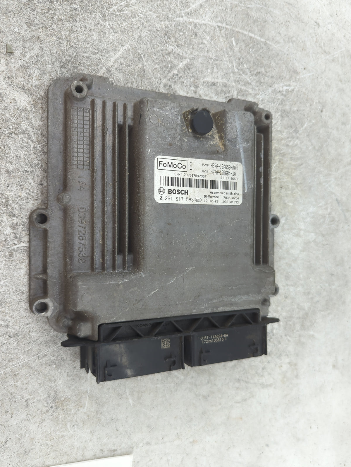 2017-2020 Ford Fusion PCM Engine Control Computer ECU ECM PCU OEM P/N:HS7A-12A650-AAB HS7A-12B684-JA Fits Fits 2017 2018 201