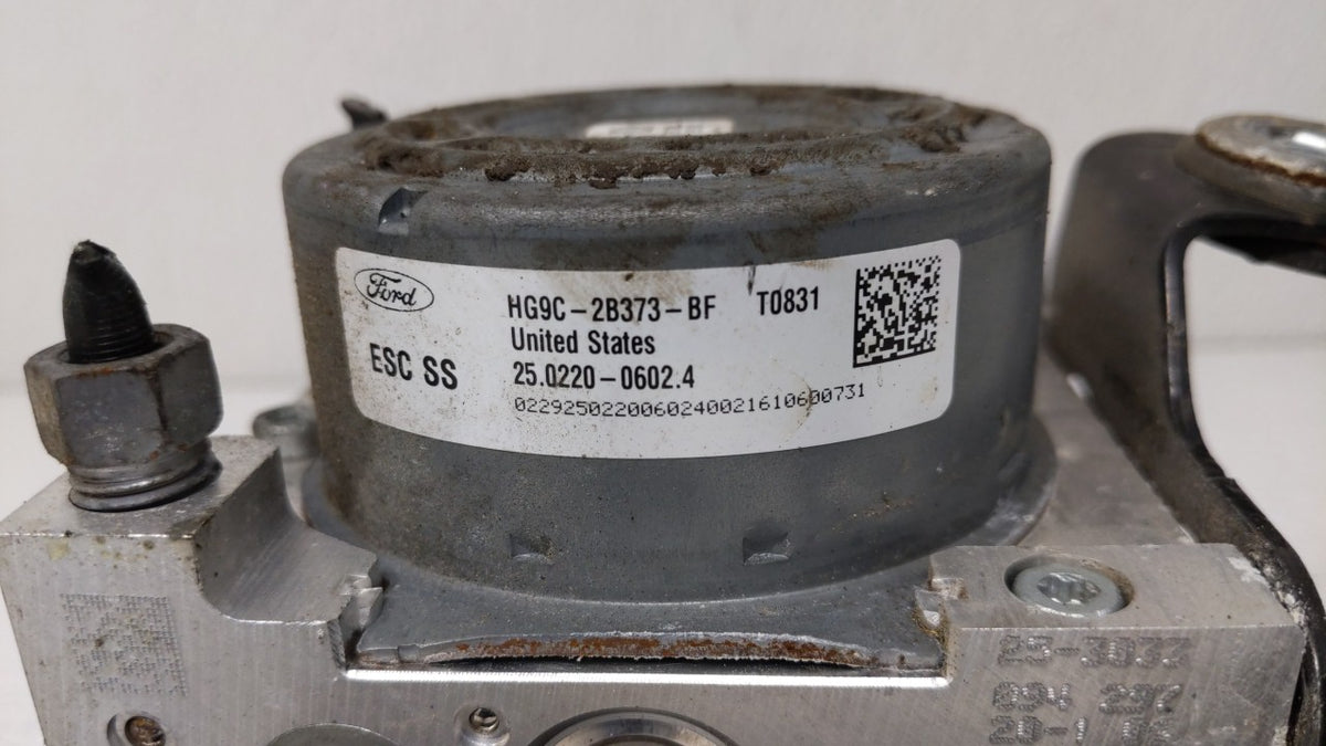 2017-2018 Ford Fusion Anti-Lock Brake ABS Pump Module Actuator OEM P/N:HG9C-2B373-BF Fits Fits 2017 2018 OEM Used Auto Parts