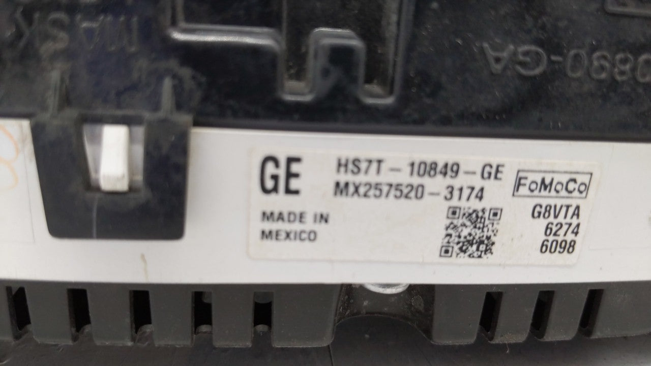 2017 Ford Fusion Instrument Cluster Speedometer Gauges P/N:HS7T-10849-GE HS7T-10849-CK Fits OEM Used Auto Parts - Oemusedaut