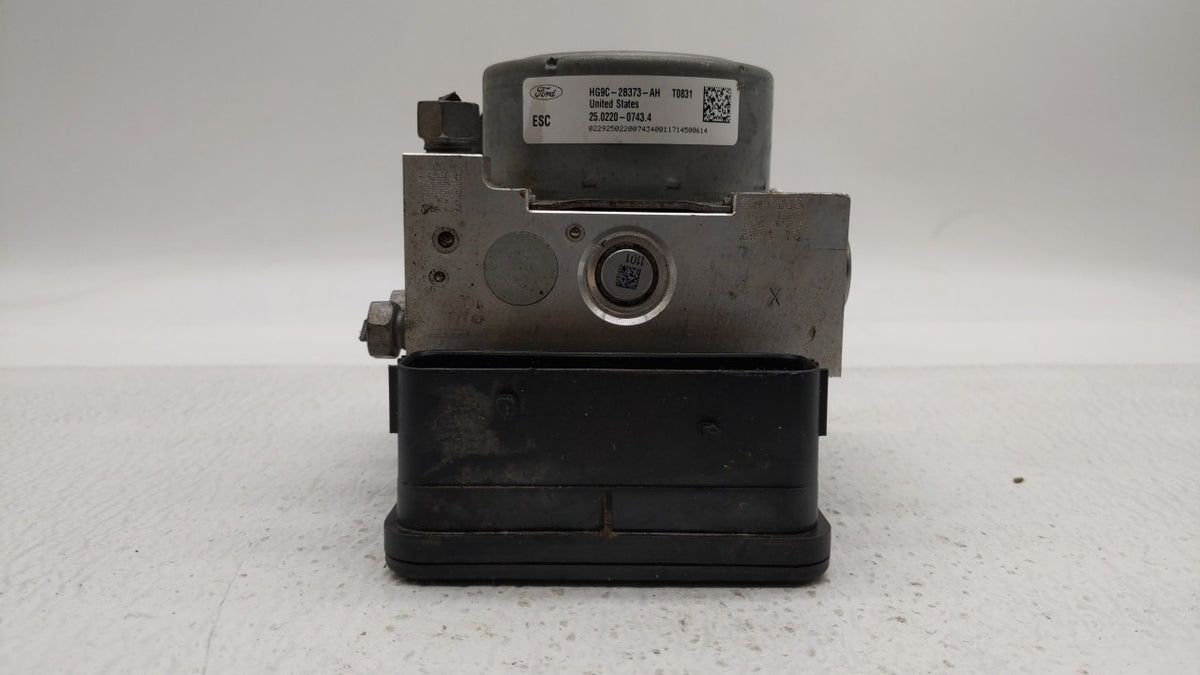2017-2018 Ford Fusion Anti-Lock Brake ABS Pump Module Actuator OEM P/N:HG9C-2B373-AH HG9C-2B373-CF Fits Fits 2017 2018 OEM U