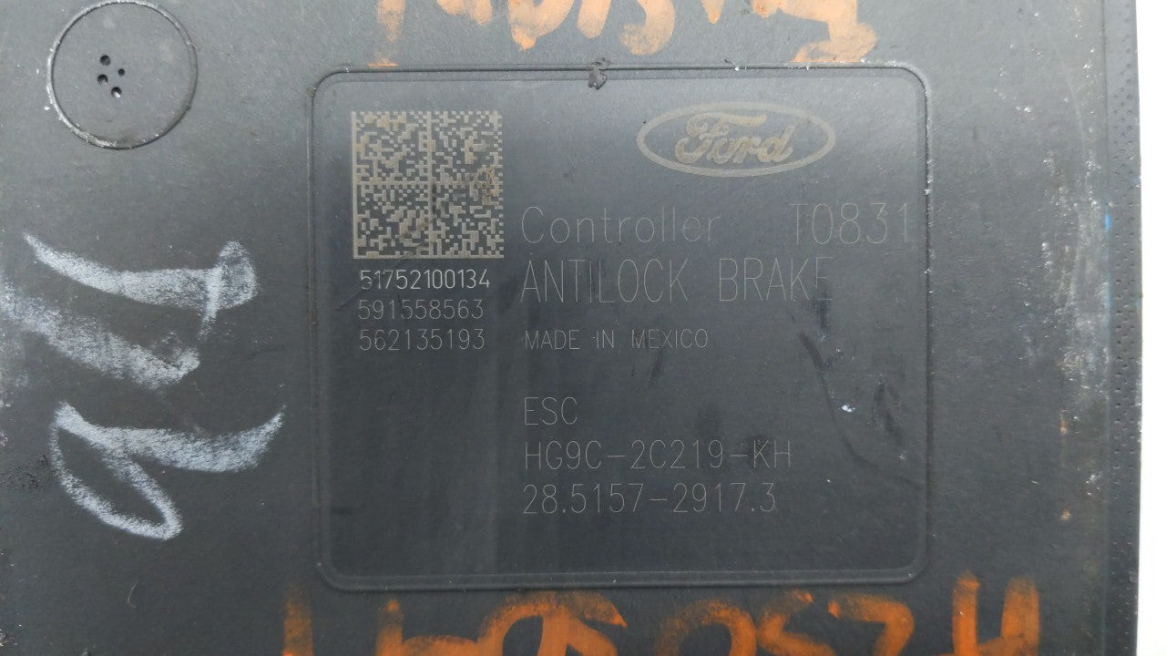 2017-2018 Ford Fusion ABS Pump Control Module Replacement P/N:HG9C-2B373-AH HG9C-2B373-CF, HG9C-2C219-MF Fits Fits 2017 2018