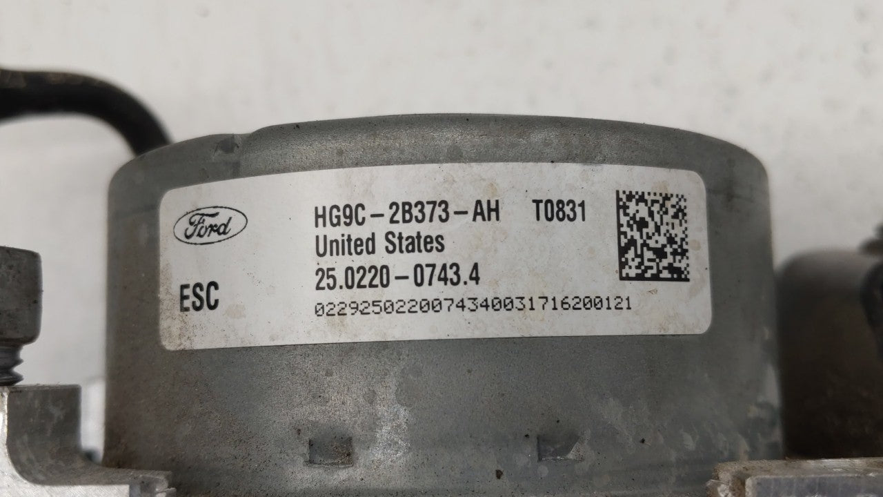 2017-2018 Ford Fusion ABS Pump Control Module Replacement P/N:HG9C-2B373-AH HG9C-2B373-CF, HG9C-2C219-MF Fits Fits 2017 2018