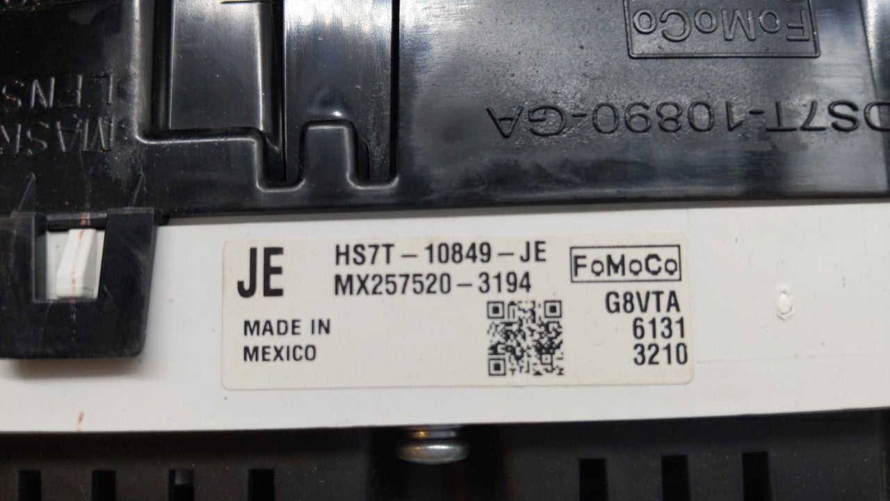 2017 Ford Fusion Instrument Cluster Speedometer Gauges P/N:FS7T-10849-JE HS7T-10849-JE Fits OEM Used Auto Parts - Oemusedaut