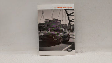 2017 Ford Fusion Owners Manual Book Guide OEM Used Auto Parts - Oemusedautoparts1.com