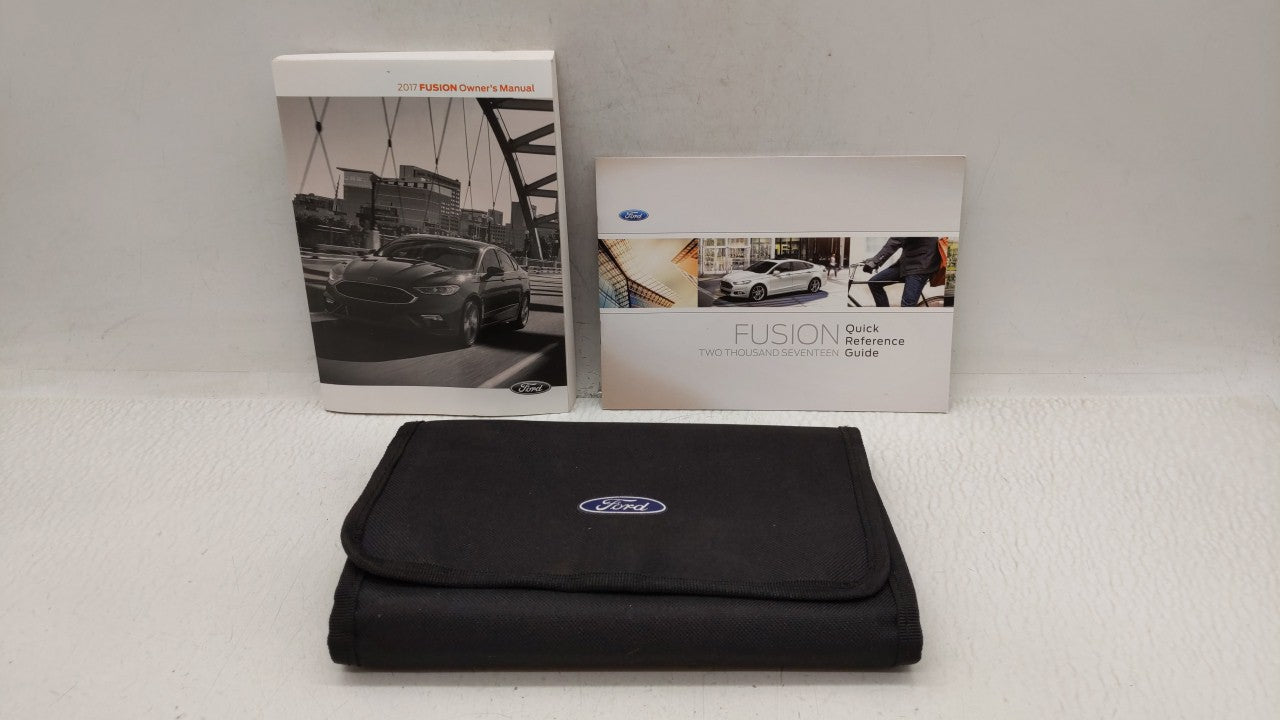 2017 Ford Fusion Owners Manual Book Guide OEM Used Auto Parts - Oemusedautoparts1.com